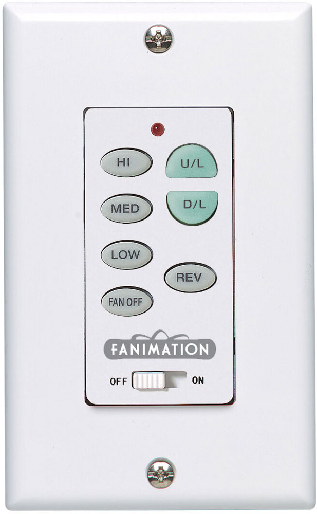 Fanimation C23 White Reversing Wall Control FANC23