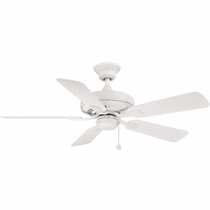 Fanimation FP9044MWW Edgewood Matte White Outdoor 44" Ceiling Fan