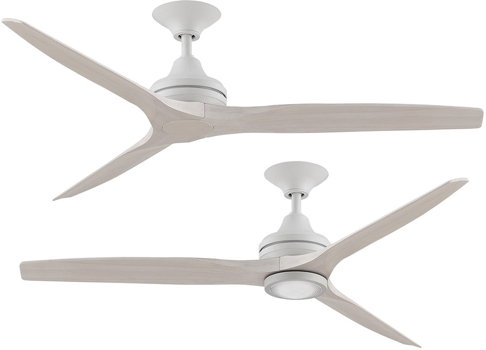 Fanimation MA6721BMW Spitfire Modern Matte White Ceiling Fan FAN