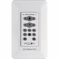 Fanimation TW206D Gray White DC Motor Reversing Wall Control