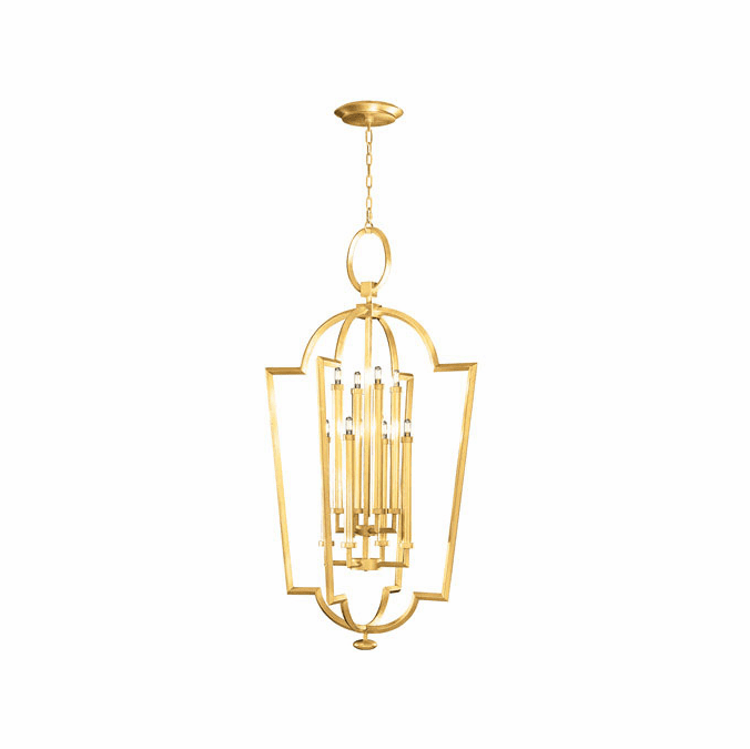 Fine Art Handcrafted Lighting 7804403 Allegretto Modern Gold Leaf