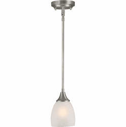Forte 2378-01-55 Brushed Nickel Mini Hanging Lamp