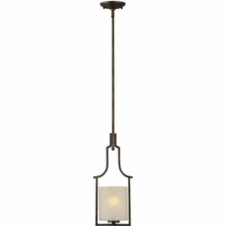 Forte 2401-01-32 Contemporary Antique Bronze Mini Hanging Light