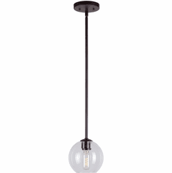 Forte 2619-01-32 Modern Antique Bronze Mini Pendant Hanging Light
