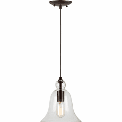 Forte 2676-01-32 Modern Antique Bronze Mini Hanging Pendant Light