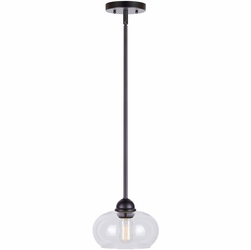 Forte 2732-01-04 Cameron Black Mini Hanging Light Fixture