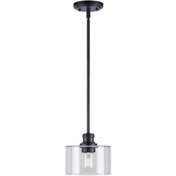 Forte 2748-01-04 Zane Black Mini Lighting Pendant