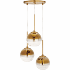 Forte 2757-03-12 Callisto Modern Soft Gold Multi Lighting Pendant