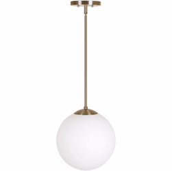 Forte 2764-01-12 Selene Modern Soft Gold 12" Drop Ceiling Lighting