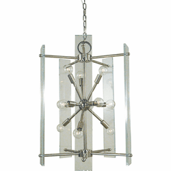 Framburg 5300-PN Metrocraft Modern Polished Nickel Foyer Light Fixture