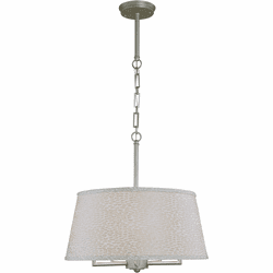 Framburg 5545 Cosmopolitan Satin Pewter Drum Hanging Light