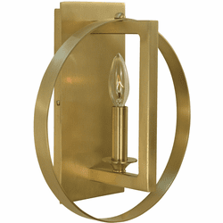 Framburg F-5861 BR Olivia Traditional Brushed Brass Wall Sconce