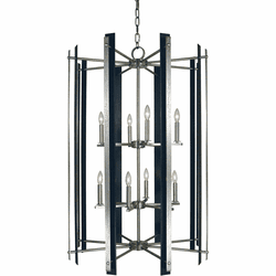 Framburg F-L1062 BR/MBLACK Bucolic Traditional Brushed Brass and Matte Black Hanging Lamp