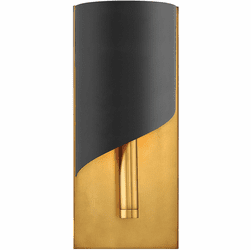 Fredrick Ramond FR34310HBR Gigi Contemporary Heritage Brass LED Wall Lamp
