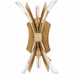 Fredrick Ramond FR40902BNG Vida Crystal Burnished Gold LED Wall Lamp