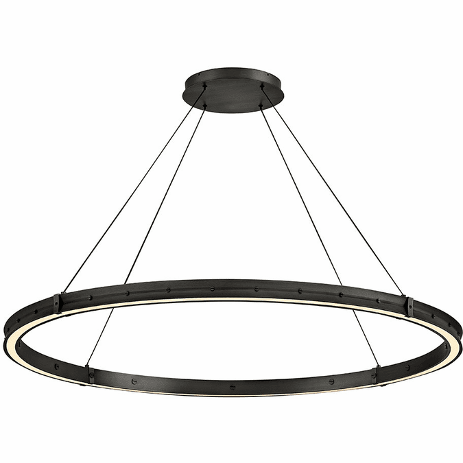 Fredrick Ramond FR41478SK Althea Modern Satin Black LED Hanging Lamp