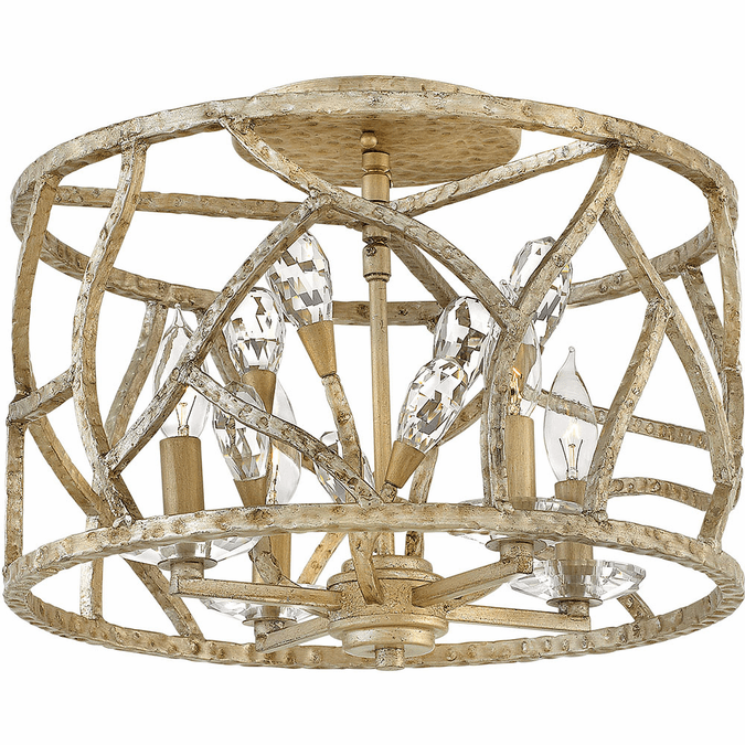 Fredrick Ramond FR46801CPG Eve Champagne Gold Flush Lighting