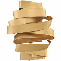 Fredrick Ramond FR48602DXG Delfina Modern Deluxe Gold LED Wall Light Sconce