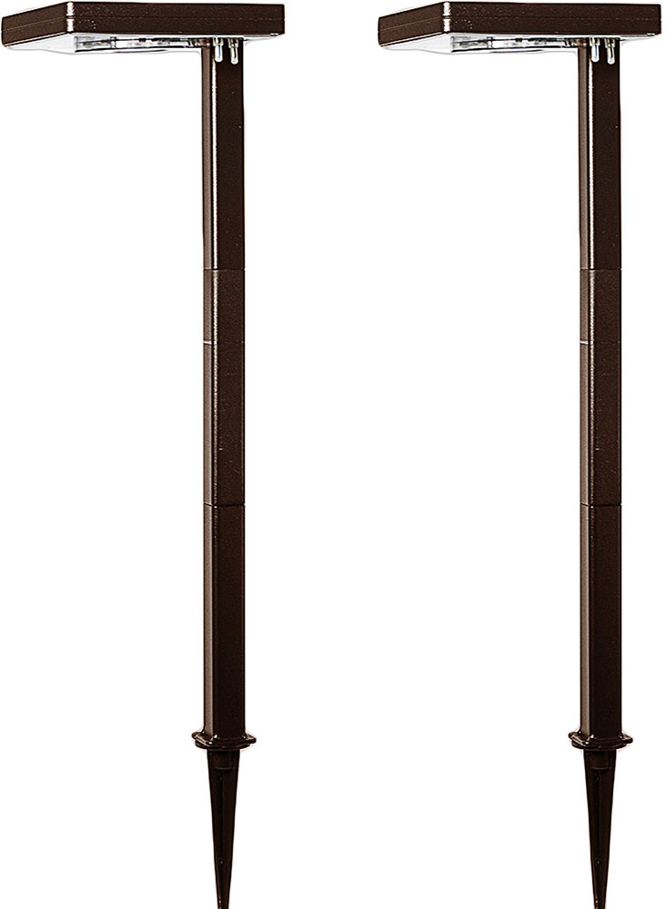 Gama Sonic 117iP290480 Contemporary Bronze Solar Ground Stake Outdoor