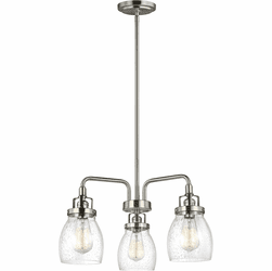 Generation Lighting 3114503-962 Belton Modern Brushed Nickel Pendant Lighting Fixture