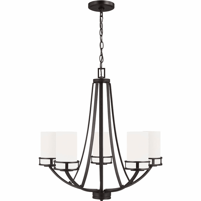 Generation Lighting 3121605-710 Robie Burnt Sienna Ceiling Chandelier