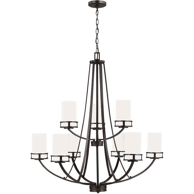 Generation Lighting 3121609-710 Robie Burnt Sienna Chandelier Light