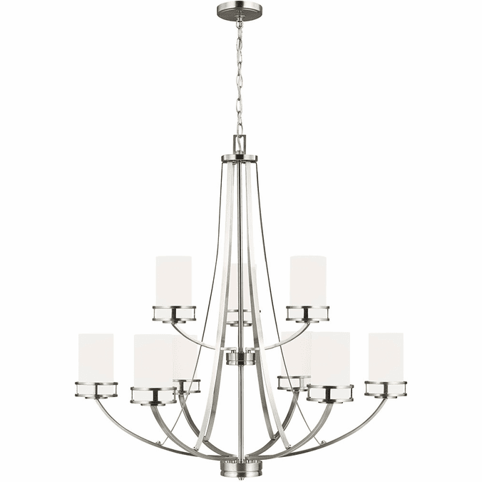 Generation Lighting 3121609-962 Robie Brushed Nickel Ceiling Chandelier