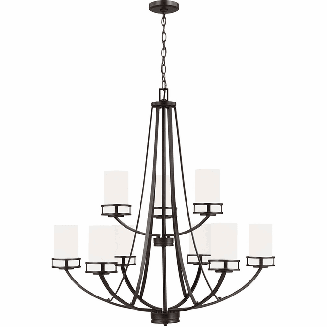 Generation Lighting 3121609EN3-710 Robie Burnt Sienna LED Chandelier Light