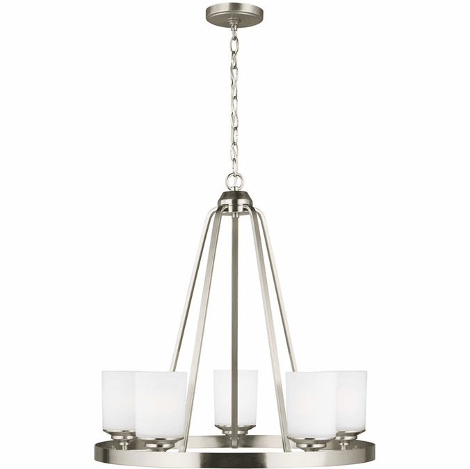 Generation Lighting 3130705EN3-962 Kemal Brushed Nickel LED Hanging Chandelier