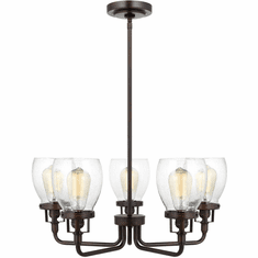 Generation Lighting 3214505-710 Belton Bronze Lighting Chandelier