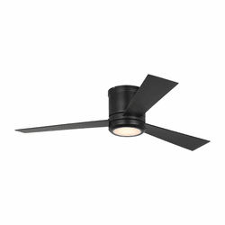 Generation Lighting 3CLYR52MBKD-V1 Clarity Modern Midnight Black LED 52" Ceiling Fan