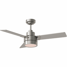Generation Lighting 3JVR44BS Jovie Modern Brushed Steel 44" Ceiling Fan