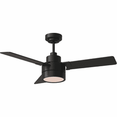 Generation Lighting 3JVR44MBK Jovie Contemporary Midnight Black 44" Ceiling Fan