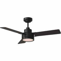 Generation Lighting 3JVR44MBKD Jovie Contemporary Midnight Black LED 44" Home Ceiling Fan