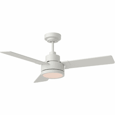 Generation Lighting 3JVR44RZWD Jovie Modern Matte White LED 44" Home Ceiling Fan
