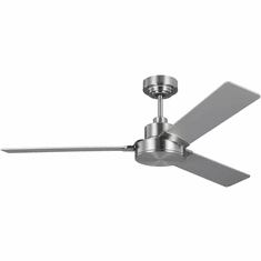 Generation Lighting 3JVR52BS Jovie Contemporary Brushed Steel 52" Home Ceiling Fan