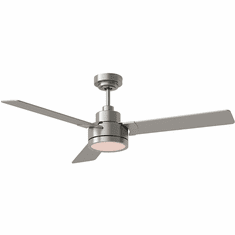 Generation Lighting 3JVR52BSD Jovie Contemporary Brushed Steel LED 52" Ceiling Fan