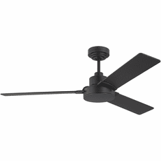 Generation Lighting 3JVR52MBK Jovie Contemporary Midnight Black 52" Home Ceiling Fan