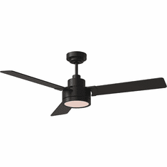 Generation Lighting 3JVR52MBKD Jovie Modern Midnight Black LED 52" Ceiling Fan