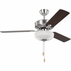 Generation Lighting 3LD48BSD Linden Brushed Steel LED 48" Ceiling Fan