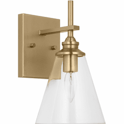 Generation Lighting 4002101-848 Ruben Contemporary Satin Brass Wall Lamp