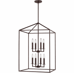 Generation Lighting 5115008EN-710 Perryton Modern Bronze LED Fluorescent 19" Foyer Lighting Fixture