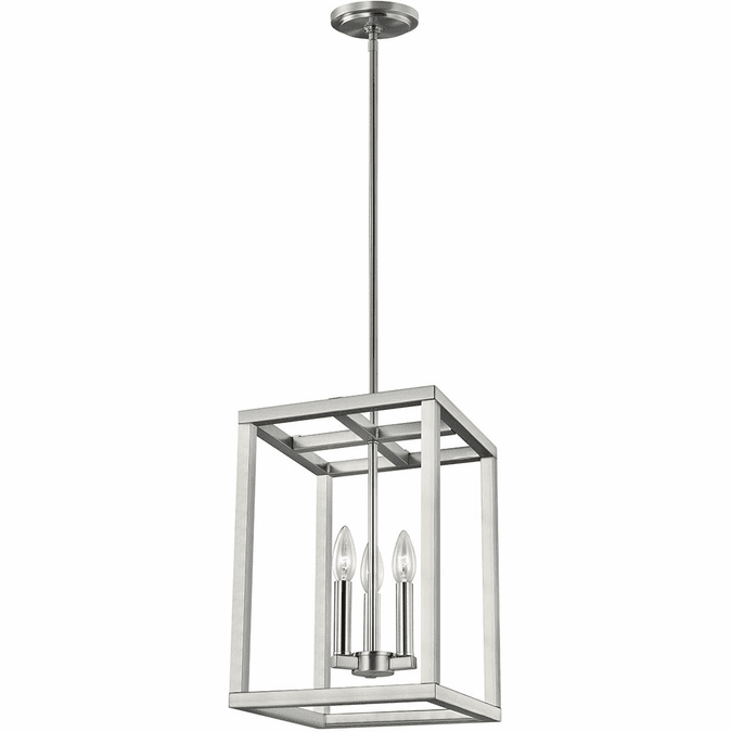Generation Lighting 5134503-962 Moffet Street Modern Brushed Nickel 10.5" Foyer Lighting Fixture
