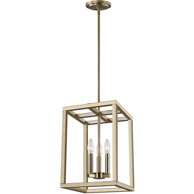 Generation Lighting 5134503EN-848 Moffet Street Modern Satin Brass LED 10.5" Foyer Lighting Fixture