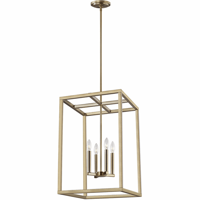 Generation Lighting 5134504EN-848 Moffet Street Modern Satin Brass LED 15.5" Foyer Lighting