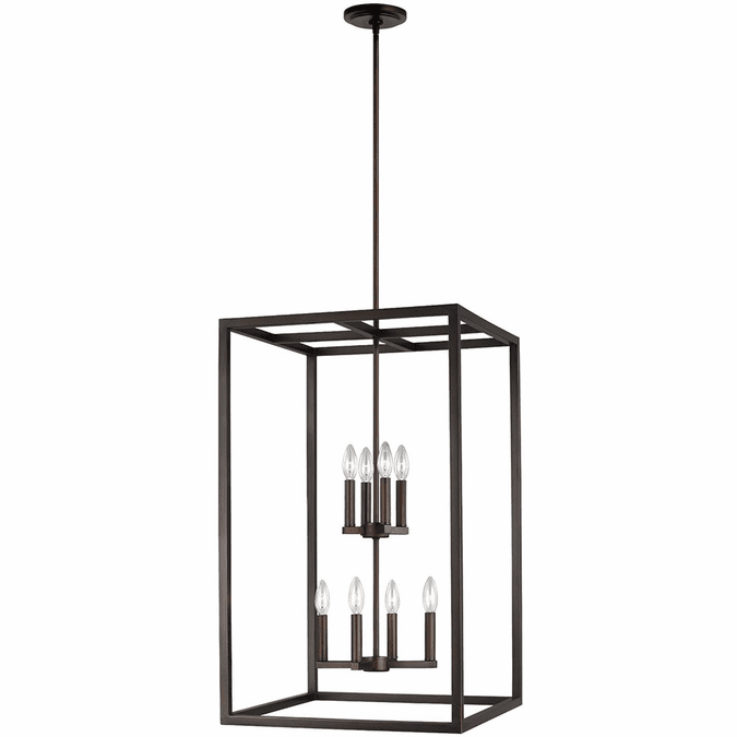 Generation Lighting 5134508-710 Moffet Street Burnt Sienna Drop Lighting Fixture