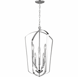Generation Lighting 5134906EN-05 Romee Contemporary Chrome LED 15" Pendant Lighting Fixture