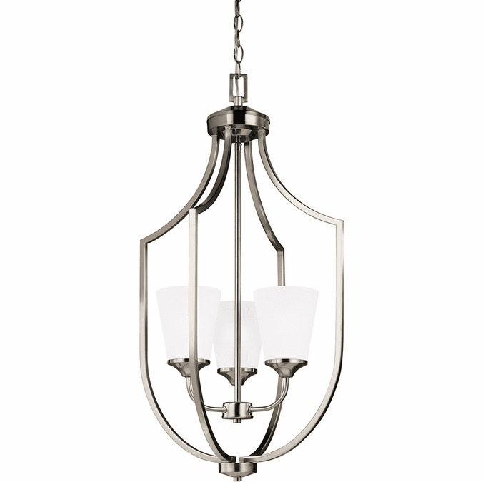 Generation Lighting 5224503-962 Hanford Modern Brushed Nickel Pendant Light
