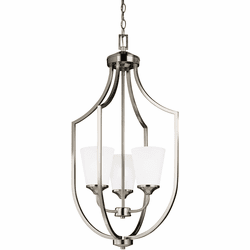 Generation Lighting 5224503EN3-962 Hanford Contemporary Brushed Nickel LED Fluorescent Pendant Lighting