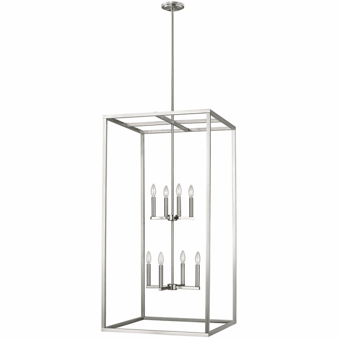 Generation Lighting 5234508-962 Moffet Street Brushed Nickel Entryway Light Fixture